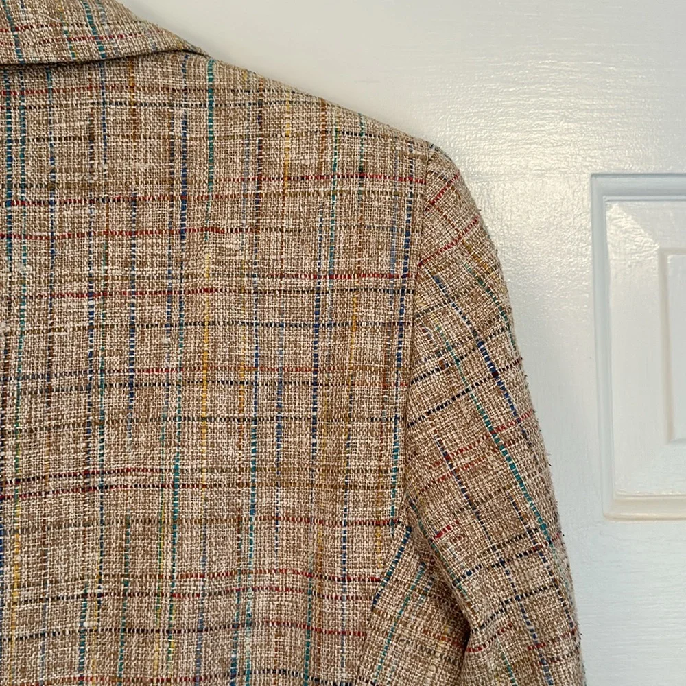 Neiman Marcus Silk Tweed Blazer - Picture 8 of 13